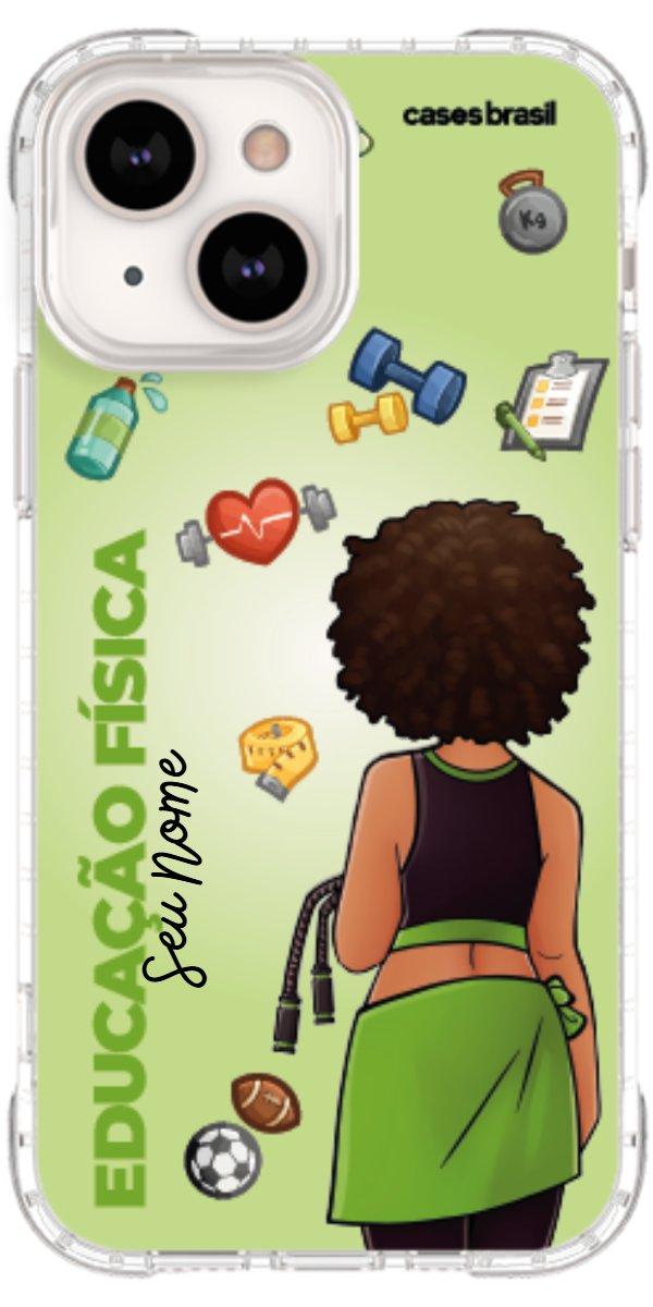 Capinha para celular Educação Física - Boneca Profissão Com Fundo