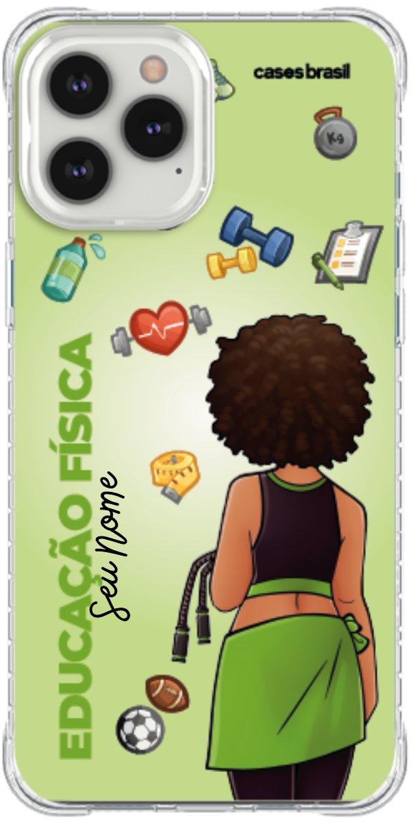 Capinha para celular Educação Física - Boneca Profissão Com Fundo