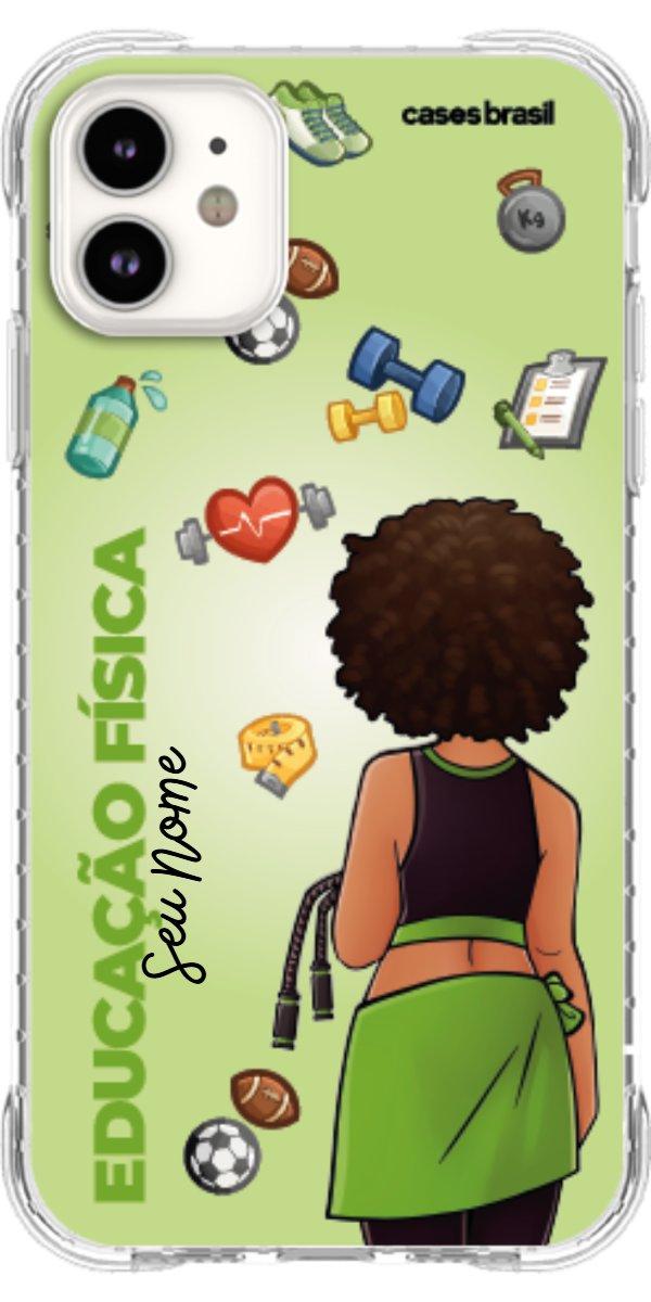 Capinha para celular Educação Física - Boneca Profissão Com Fundo