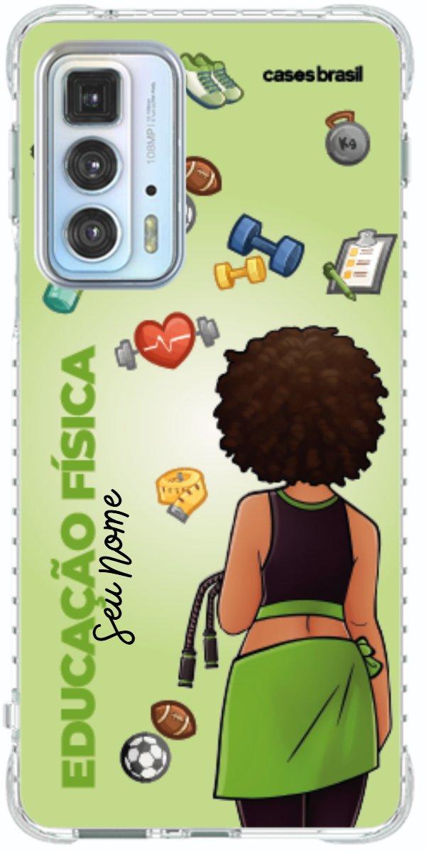 Capinha para celular Educação Física - Boneca Profissão Com Fundo