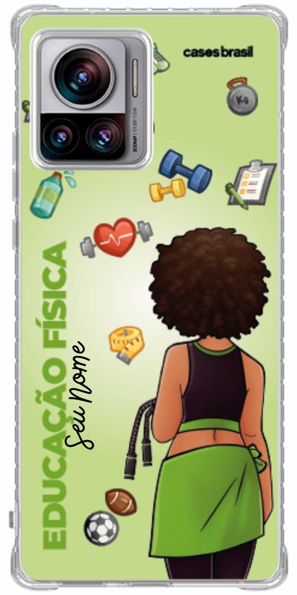 Capinha para celular Educação Física - Boneca Profissão Com Fundo