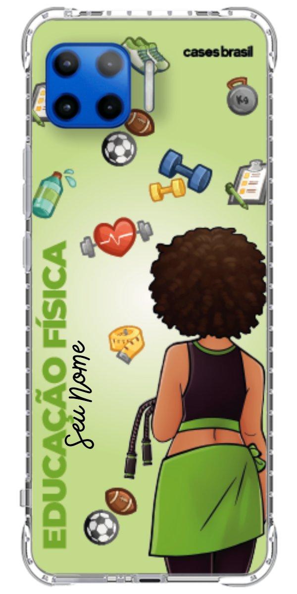 Capinha para celular Educação Física - Boneca Profissão Com Fundo