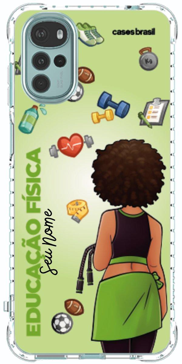 Capinha para celular Educação Física - Boneca Profissão Com Fundo