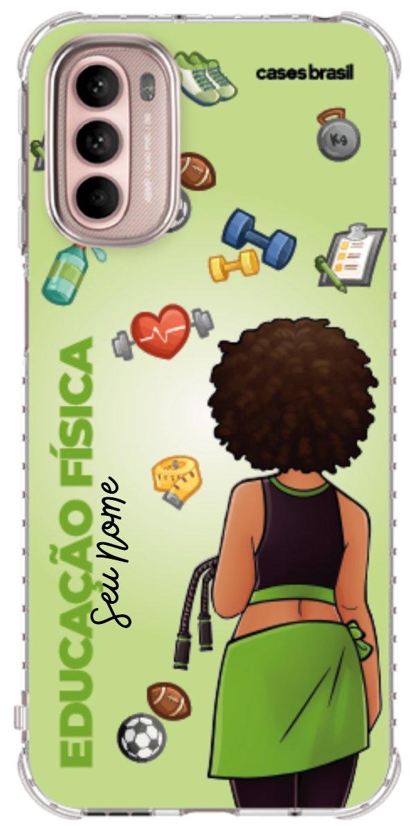 Capinha para celular Educação Física - Boneca Profissão Com Fundo