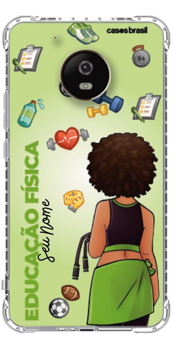 Capinha para celular Educação Física - Boneca Profissão Com Fundo