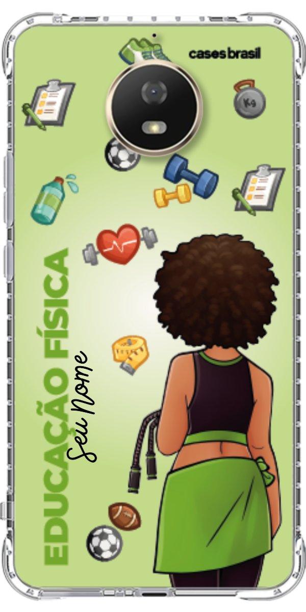 Capinha para celular Educação Física - Boneca Profissão Com Fundo