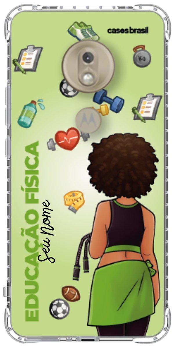 Capinha para celular Educação Física - Boneca Profissão Com Fundo
