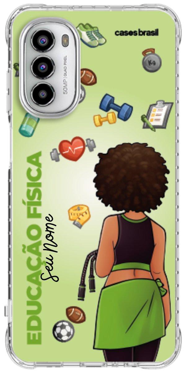 Capinha para celular Educação Física - Boneca Profissão Com Fundo