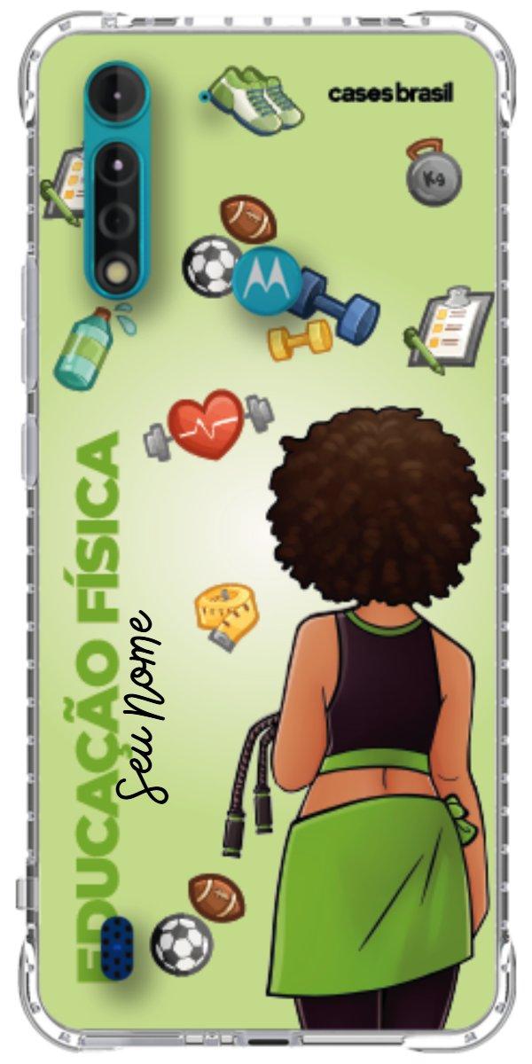 Capinha para celular Educação Física - Boneca Profissão Com Fundo