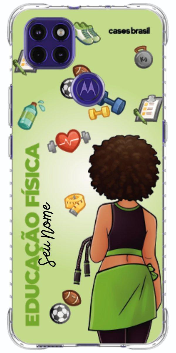Capinha para celular Educação Física - Boneca Profissão Com Fundo
