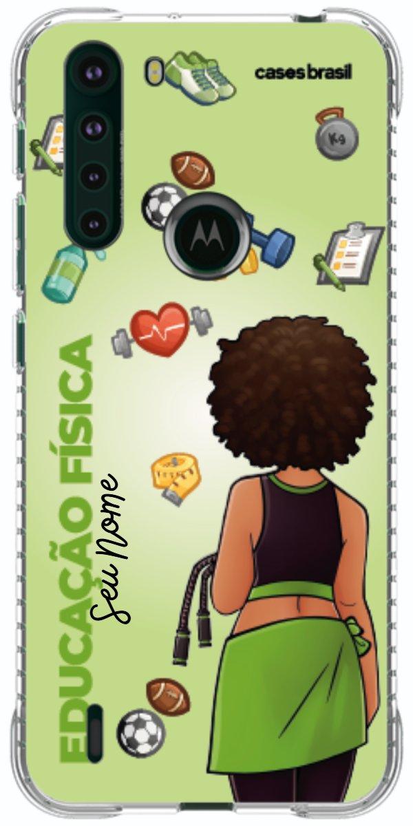 Capinha para celular Educação Física - Boneca Profissão Com Fundo