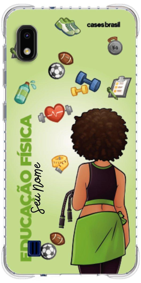 Capinha para celular Educação Física - Boneca Profissão Com Fundo