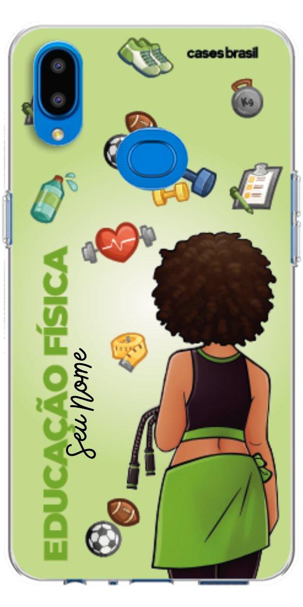 Capinha para celular Educação Física - Boneca Profissão Com Fundo