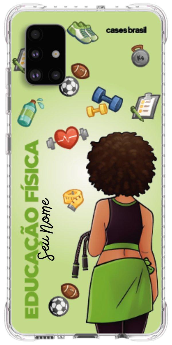 Capinha para celular Educação Física - Boneca Profissão Com Fundo