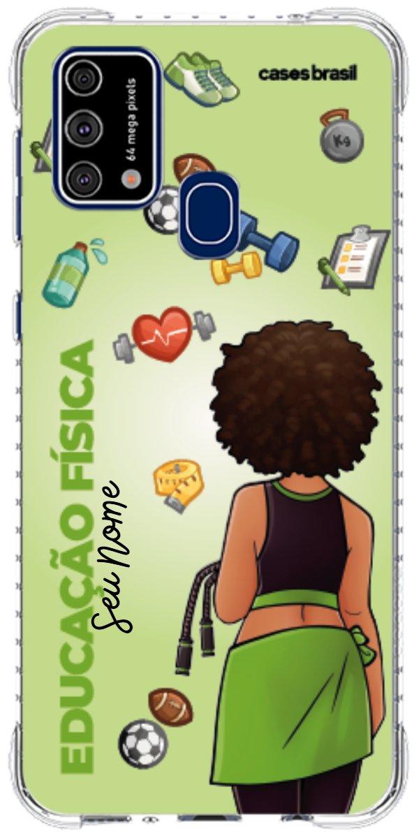Capinha para celular Educação Física - Boneca Profissão Com Fundo