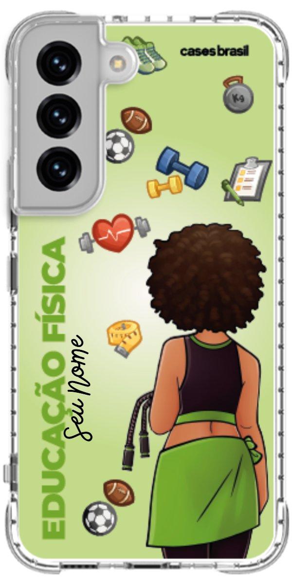 Capinha para celular Educação Física - Boneca Profissão Com Fundo
