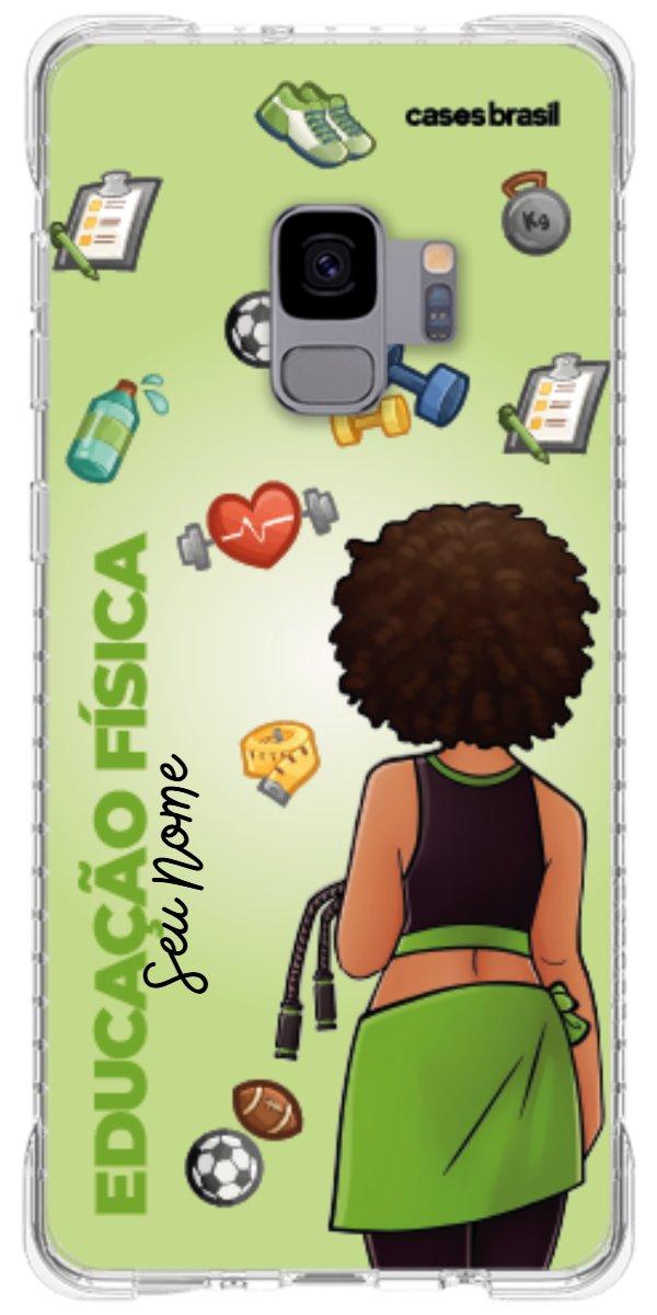 Capinha para celular Educação Física - Boneca Profissão Com Fundo