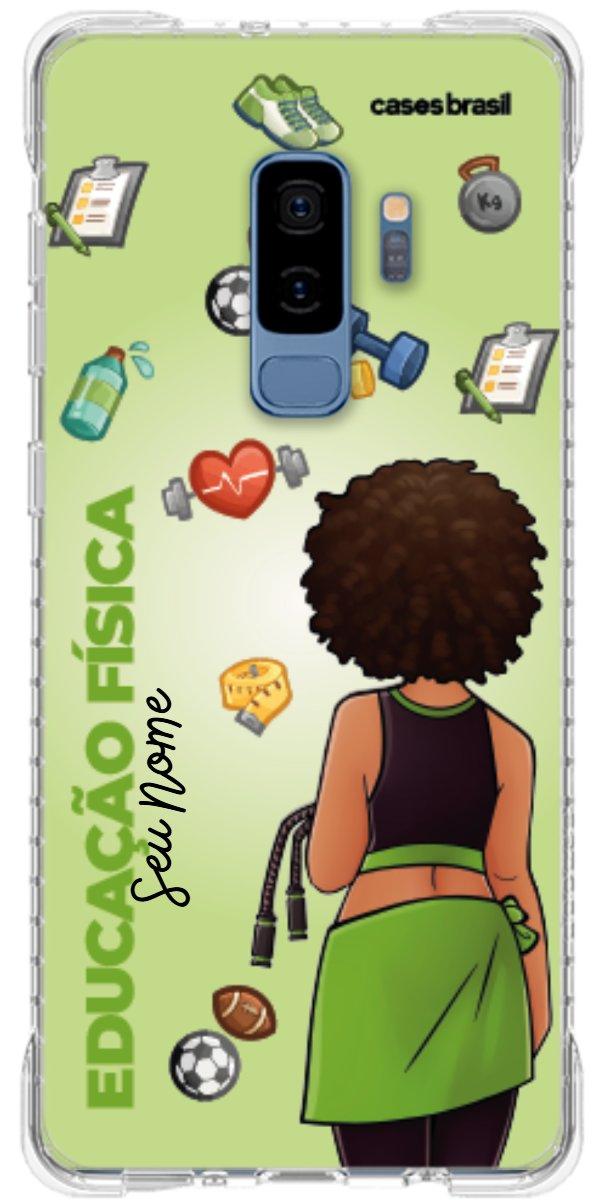 Capinha para celular Educação Física - Boneca Profissão Com Fundo