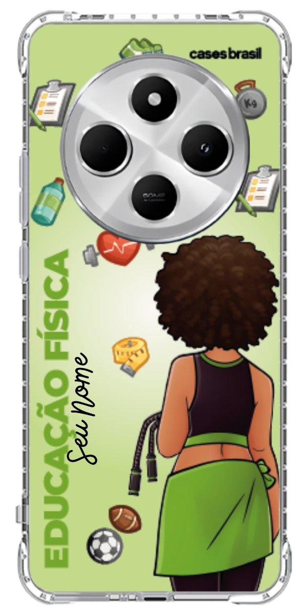 Capinha para celular Educação Física - Boneca Profissão Com Fundo