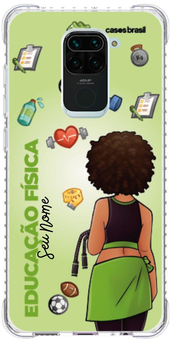 Capinha para celular Educação Física - Boneca Profissão Com Fundo
