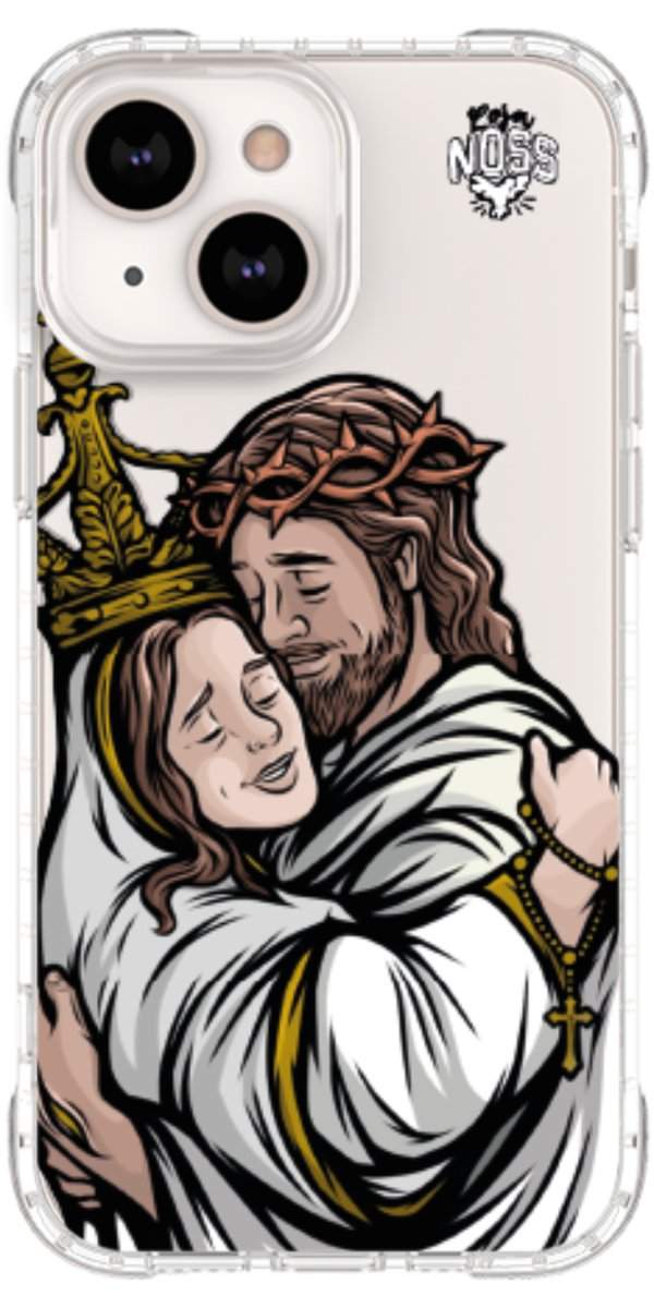 Capinha Para Celular Tudo com Jesus Nada sem Maria