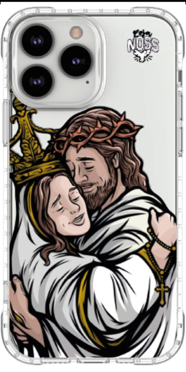 Capinha Para Celular Tudo com Jesus Nada sem Maria