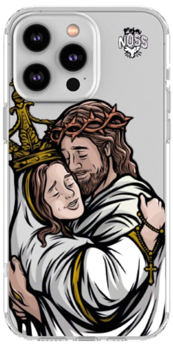 Capinha Para Celular Tudo com Jesus Nada sem Maria