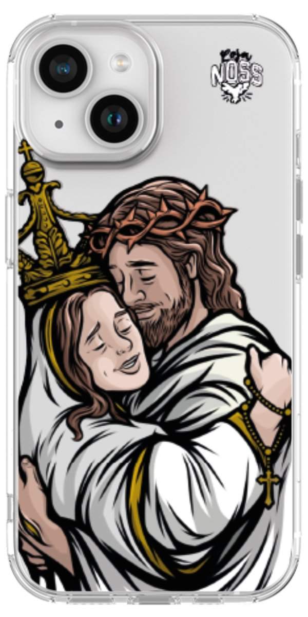 Capinha Para Celular Tudo com Jesus Nada sem Maria