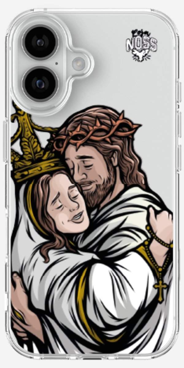 Capinha para Celular Tudo com Jesus Nada sem Maria 02