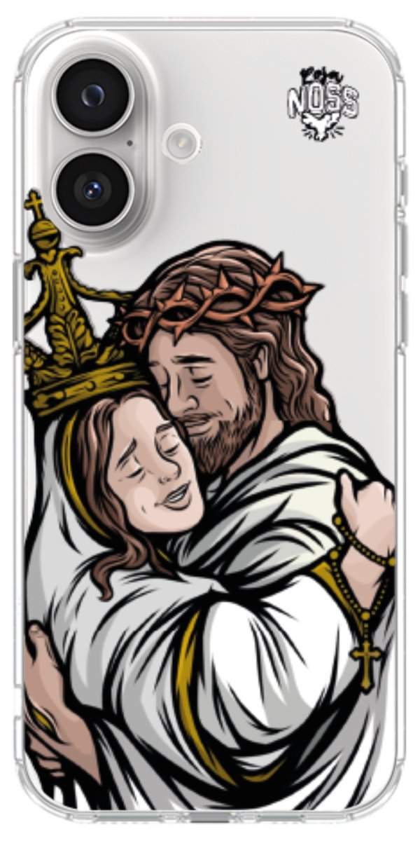 Capinha Para Celular Tudo com Jesus Nada sem Maria
