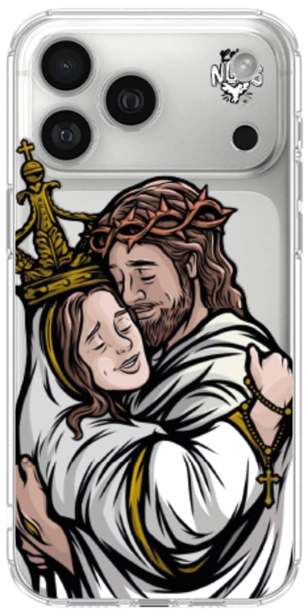 Capinha Para Celular Tudo com Jesus Nada sem Maria