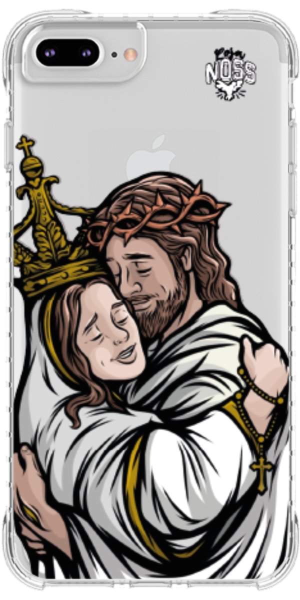 Capinha para Celular Tudo com Jesus Nada sem Maria 02