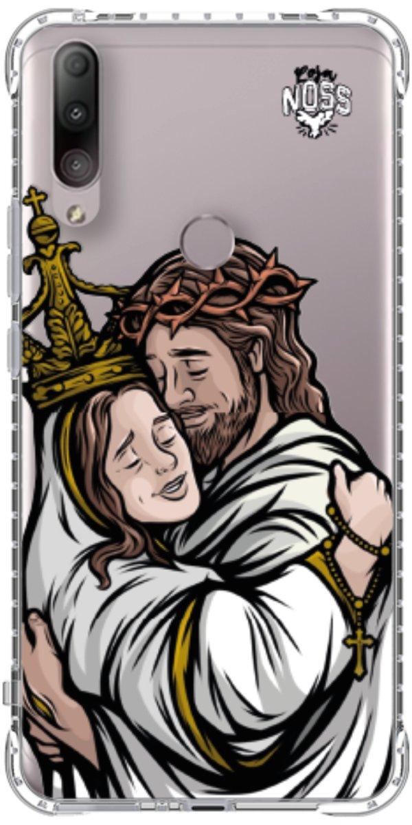 Capinha para Celular Tudo com Jesus Nada sem Maria 02