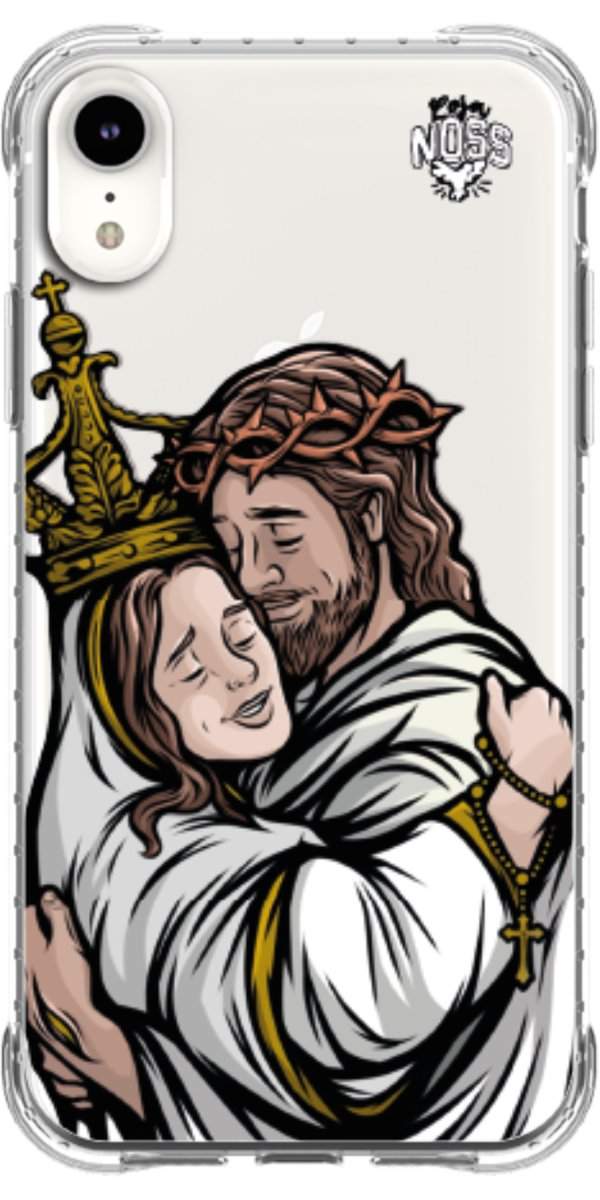 Capinha para Celular Tudo com Jesus Nada sem Maria 02