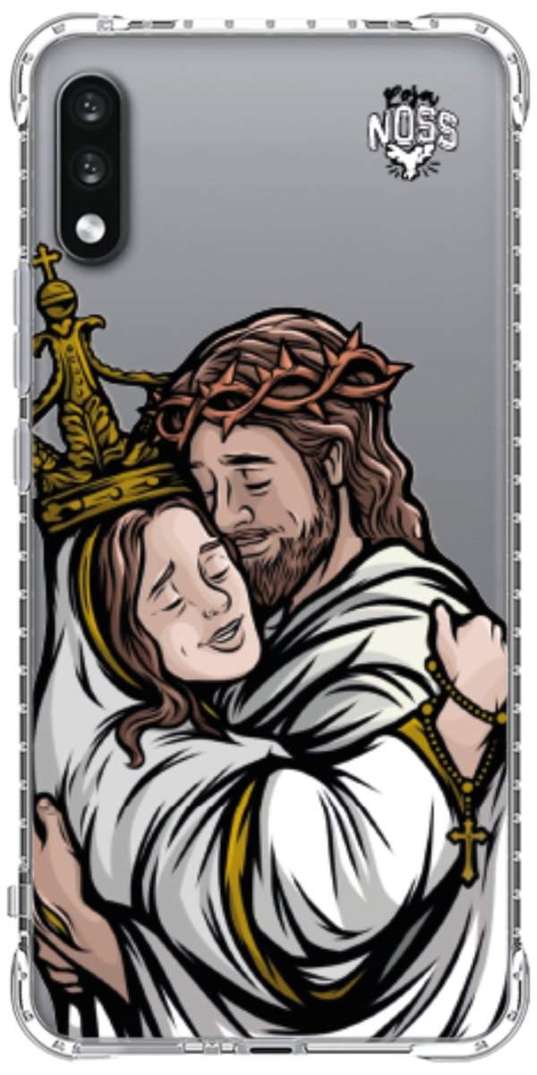 Capinha para Celular Tudo com Jesus Nada sem Maria 02