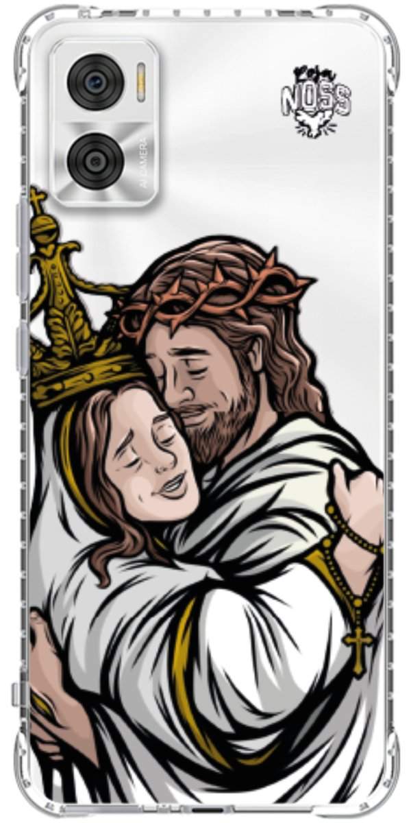 Capinha para Celular Tudo com Jesus Nada sem Maria 02