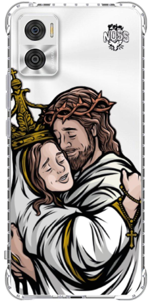 Capinha para Celular Tudo com Jesus Nada sem Maria 02