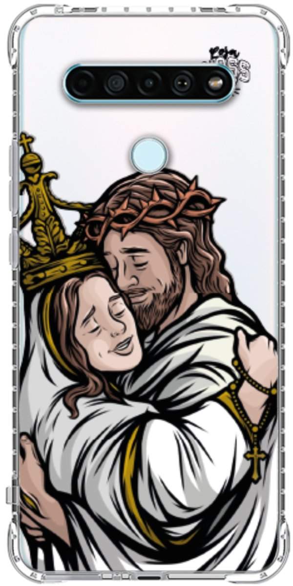 Capinha Para Celular Tudo com Jesus Nada sem Maria