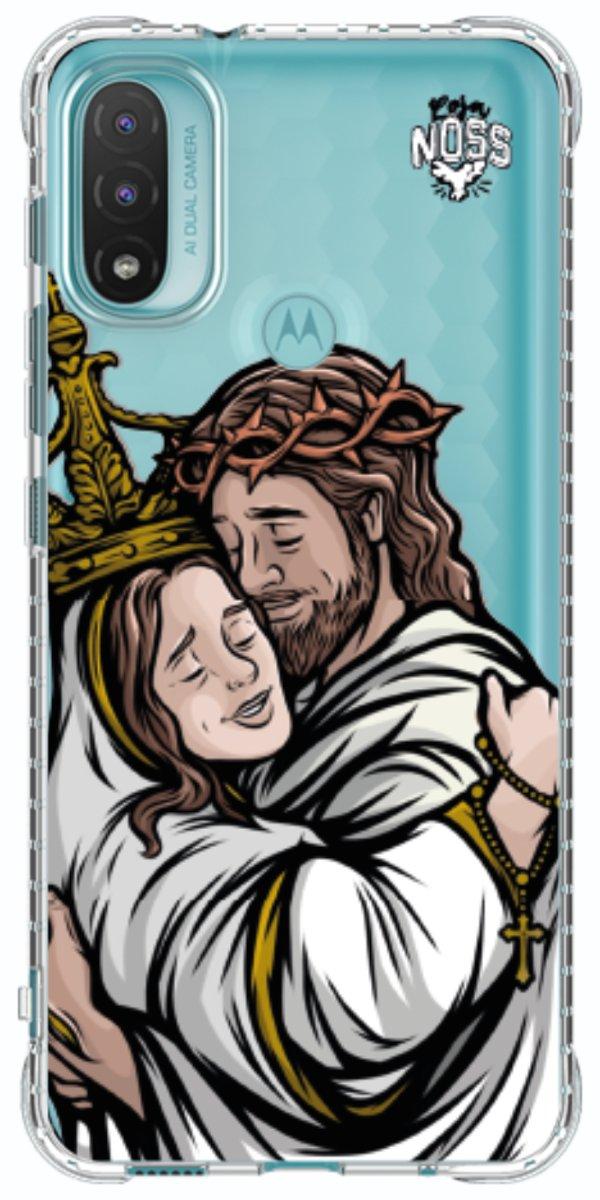 Capinha para Celular Tudo com Jesus Nada sem Maria 02