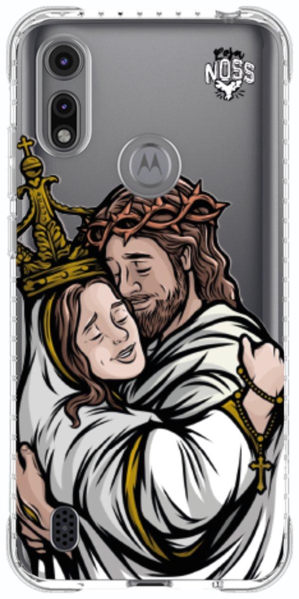Capinha para Celular Tudo com Jesus Nada sem Maria 02