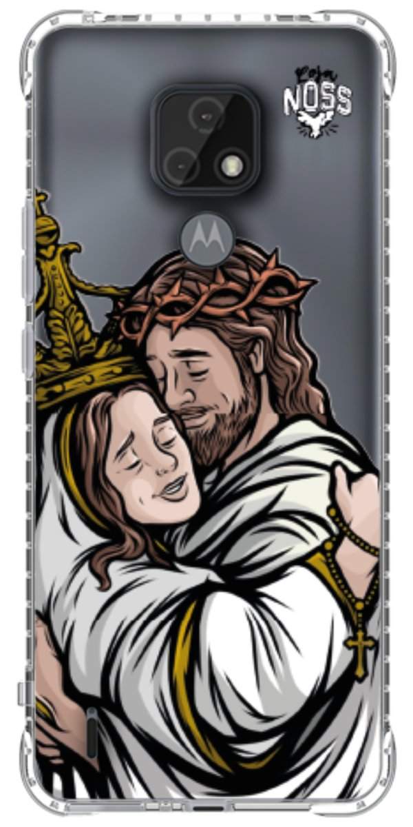 Capinha Para Celular Tudo com Jesus Nada sem Maria