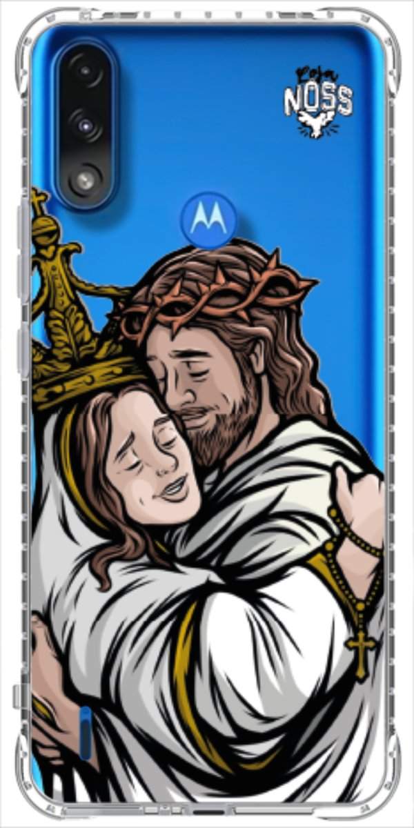Capinha para Celular Tudo com Jesus Nada sem Maria 02