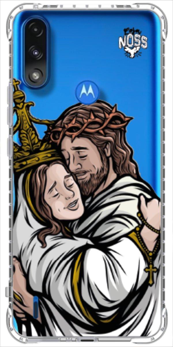 Capinha para Celular Tudo com Jesus Nada sem Maria 02