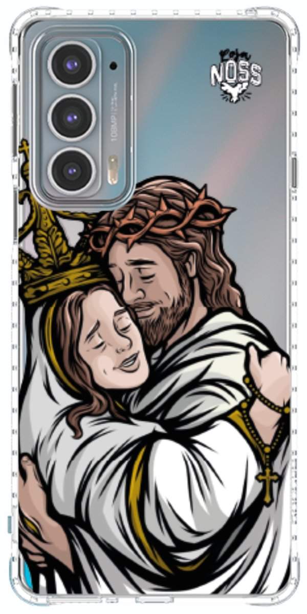 Capinha para Celular Tudo com Jesus Nada sem Maria 02