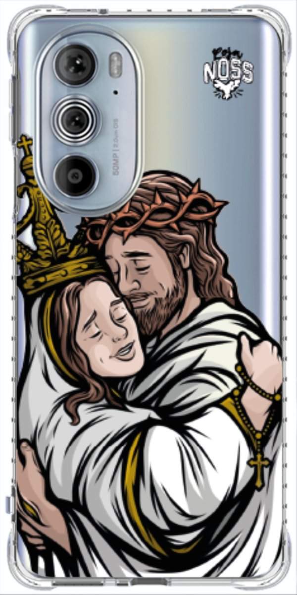 Capinha Para Celular Tudo com Jesus Nada sem Maria