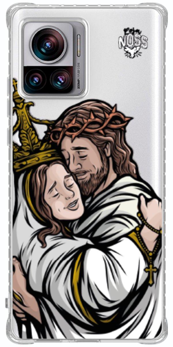Capinha para Celular Tudo com Jesus Nada sem Maria 02