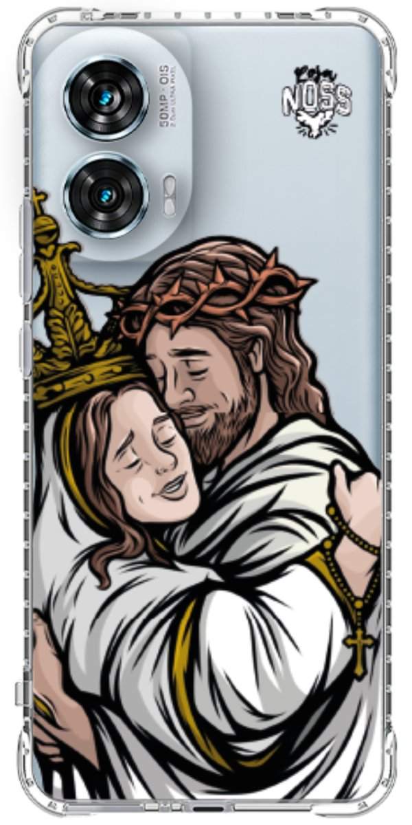 Capinha para Celular Tudo com Jesus Nada sem Maria 02