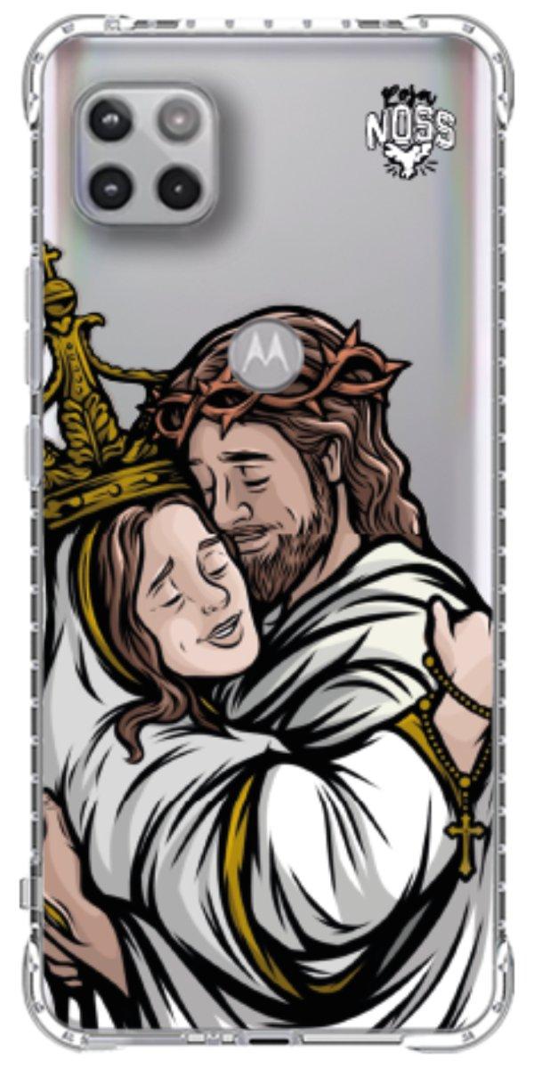 Capinha para Celular Tudo com Jesus Nada sem Maria 02