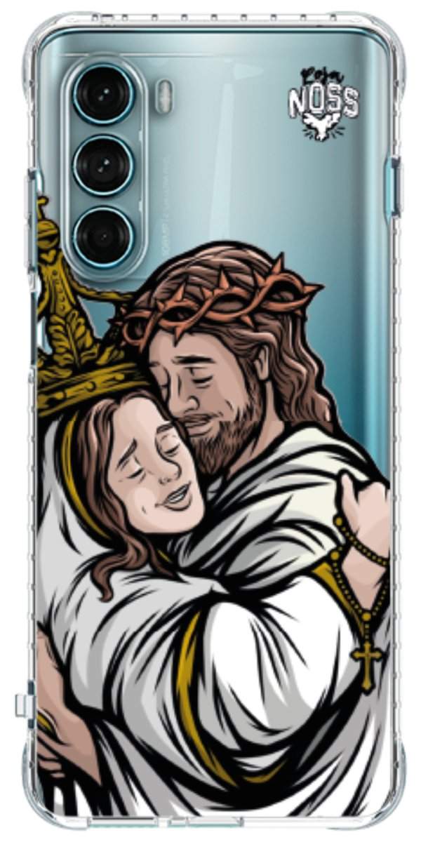 Capinha Para Celular Tudo com Jesus Nada sem Maria