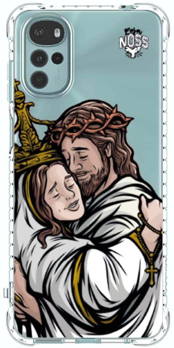 Capinha para Celular Tudo com Jesus Nada sem Maria 02